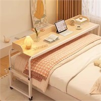 Adjustable Overbed Table  140cm  Wood Color