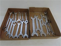 2 Trays of Metric Wrenches