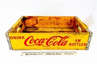 Vintage Coca Cola Wooden Bottle Crate