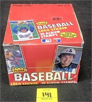 1982 Fleert Sticker & Collectors Baseball Cards