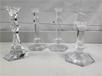 CRYSTAL CANDLESTICKS