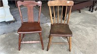 Two Early Side Chairs