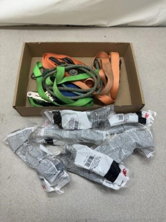 3M Safety Glasses and Ratchet Straps