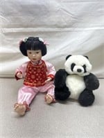 Chinese Baby Doll with Panda