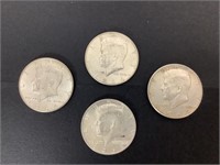 4 - 1964 HALF DOLLARS