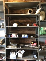 Metal Shelf w/ Contents