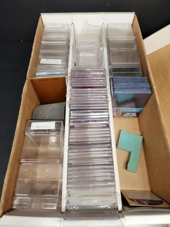Box of Card Sleeves and Cases