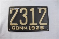 1925 CT license plate