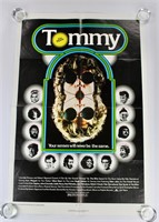 Vintage 1975 Psychedelic TOMMY Movie Poster