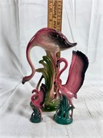 3 MCM flamingo figurines