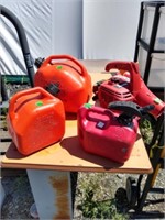 Homelite 26B blower like new 3 gas cans
