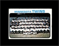 1973 Topps #654 Minnesota Twins TC VG to VG-EX+