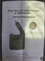 Glove Box Car Jump Starter &USB Charger