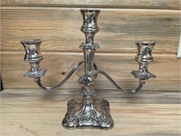 International Silver Co Silverplated Candle Holder