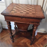 Beautiful Regency Period Mahogany and Burl lift