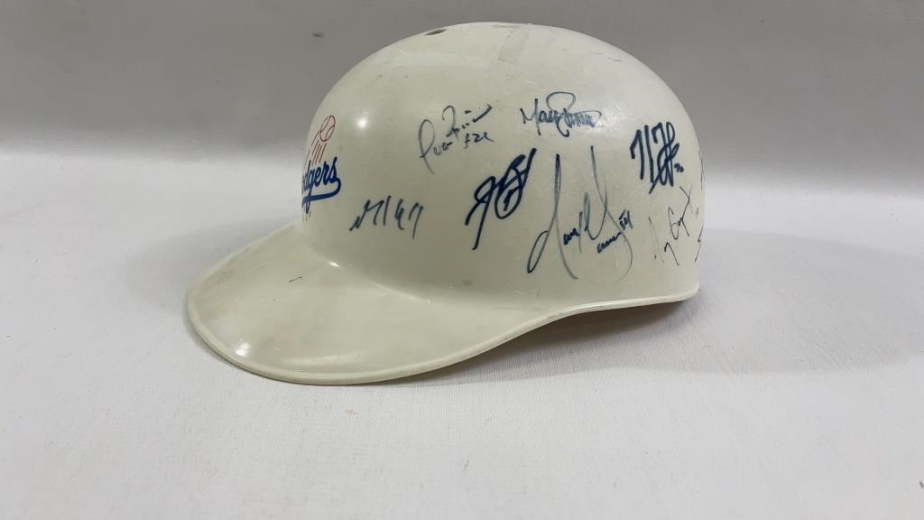1969 Autographed Los Angeles Dodgers Helmet