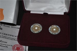 Camrose and Kross Classic pearl earrings