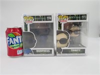 2 figurines Funko Pop Matrix