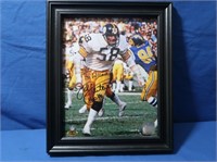 Framed Autographed Photo of Jack Lambert to Wilma