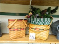 (2) Longaberger Baskets