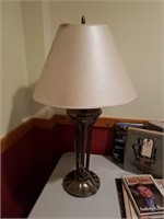 MODERNISTIC SATIN FINISH METAL LAMP