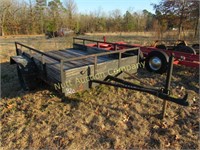 5'9" x 9' Single axle utility trailer - NO TITLE