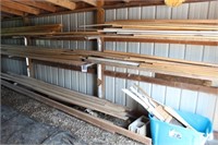 Assorted Lumber; Trim Slats, 2x4, etc.