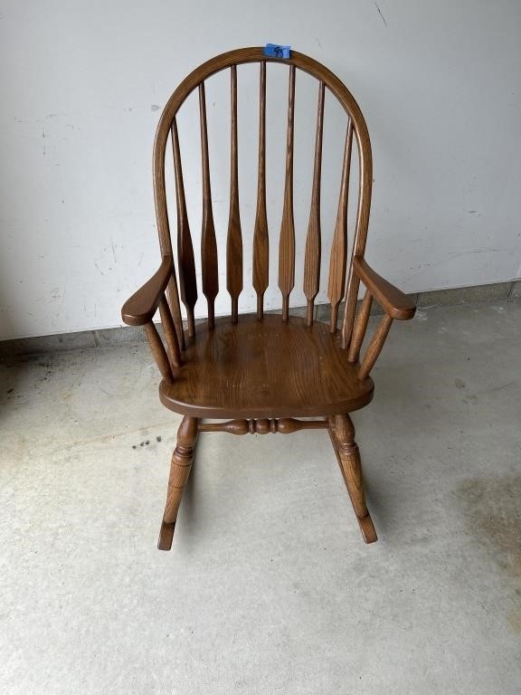 Oak rocker