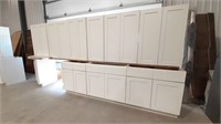 (10) Pcs White Shaker Additional Cabinets