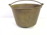 Large Antique Brass Bucket