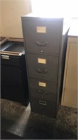 4 drawer metal Remington rand file cabinet