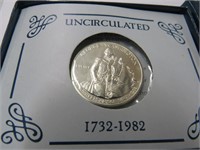 1982 90% Silver Commemorative Half Dollar-UNC