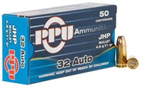 PPU PPD32A Defense  32 ACP 71 gr Jacket Hollow Poi