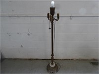 54.5" Tall Antique Floor Lamp
