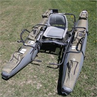 Outfitters X 9 Pontoon Boat with Wheel Kit