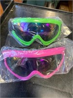Two New Pairs of kids goggles