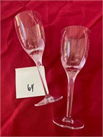 Lalique  wine, glasses, #64