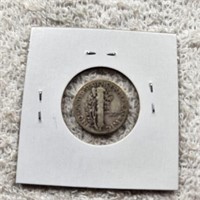 1930P Mercury Dime F