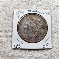 1890P Morgan Dollar XF