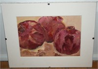 Julie Powell Mohr Orig Watercolor Framed Fine Art