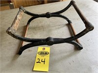 Antique Wooden Iron Work Camel Saddle