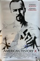 American History X cast signed movie poster