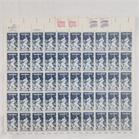 Sheet of 1983 Babe Ruth Postage Stamps plus a