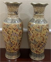 Z - PAIR OF PORCELAIN VASES (A5)