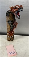 Wooden Dragon Figurine
