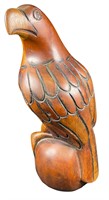 Wood Carved Eagle Figure