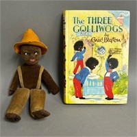 The Three Golliwogs by Enid Blyton, w/ Doll