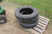 (3) Assorted R22.5 Tires