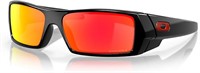 Oakley Polished Black Men's Rectangular Sunglasses