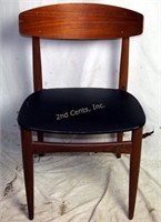 Vintage Mid Century Danish Bramin Wood Chair